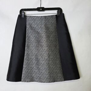 Judith and Charles Wool and silk Combo Knee length With front slit Skirt